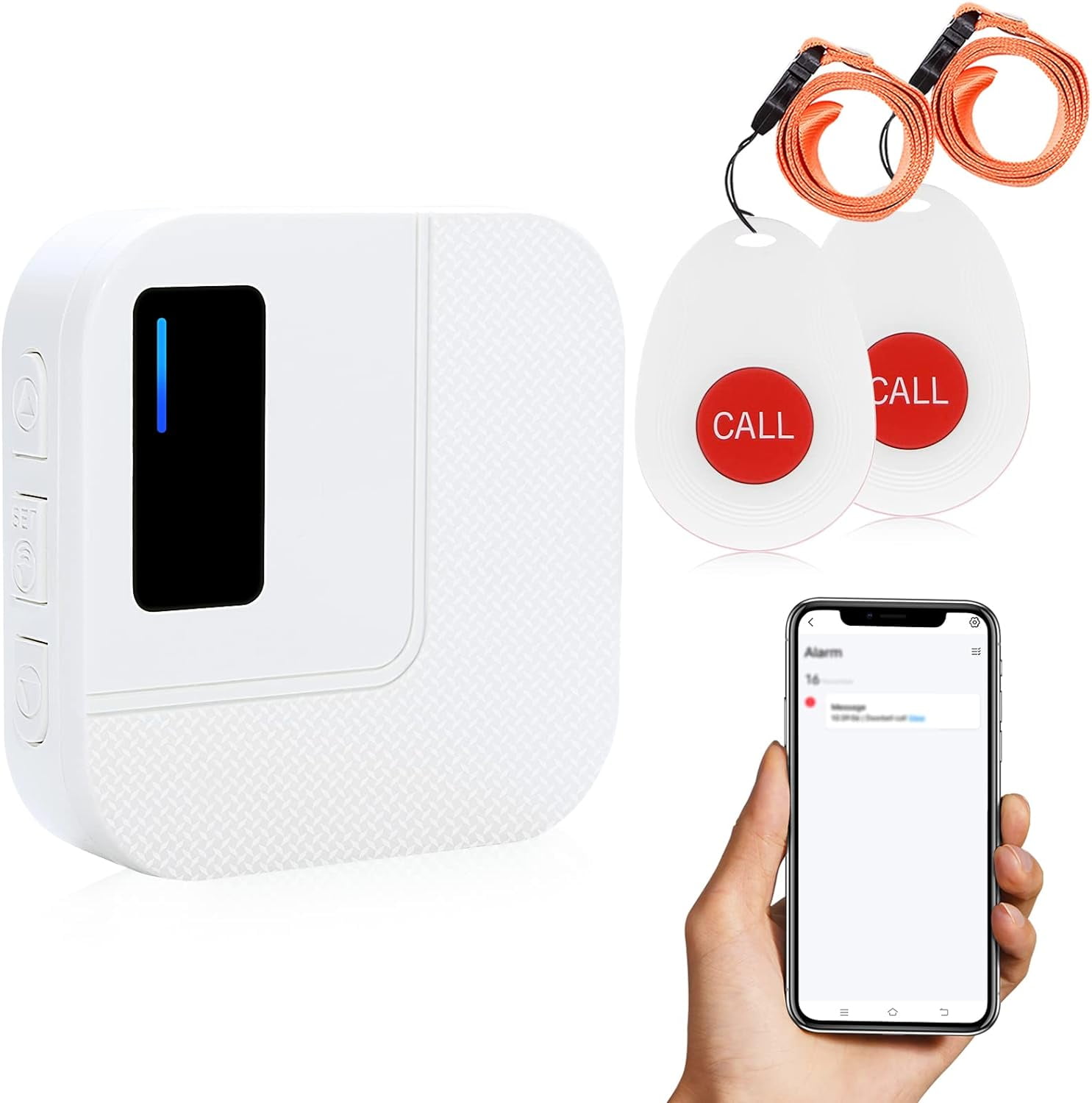 Smart Caregiver Pager Call Button Call Bell Alert Button for Elderly/Home/Patient/Seniors / 2