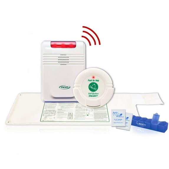 Smart Caregiver Wireless Bed Alarm System with Nurse Call Button