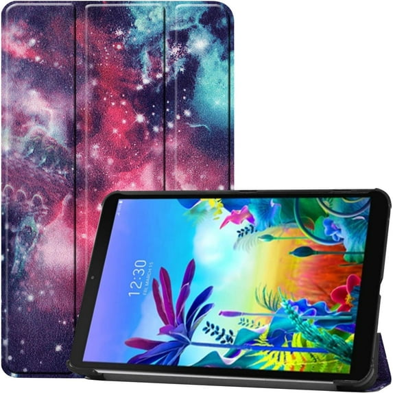 Smart Case for LG G Pad 5 10.1, Lightweight Smart Trifold Stand Case Cover for LG G Pad 5 10.1 Inches 2019 Release, Models LM-T600L, T600L Outer Space