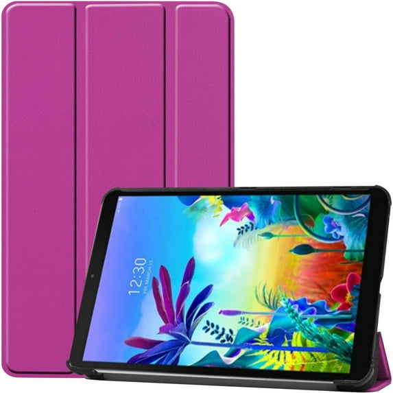 Smart Case for LG G Pad 5 10.1, Lightweight Smart Trifold Stand Case Cover for LG G Pad 5 10.1 Inches 2019 Release, Models LM-T600L, T600L Purple