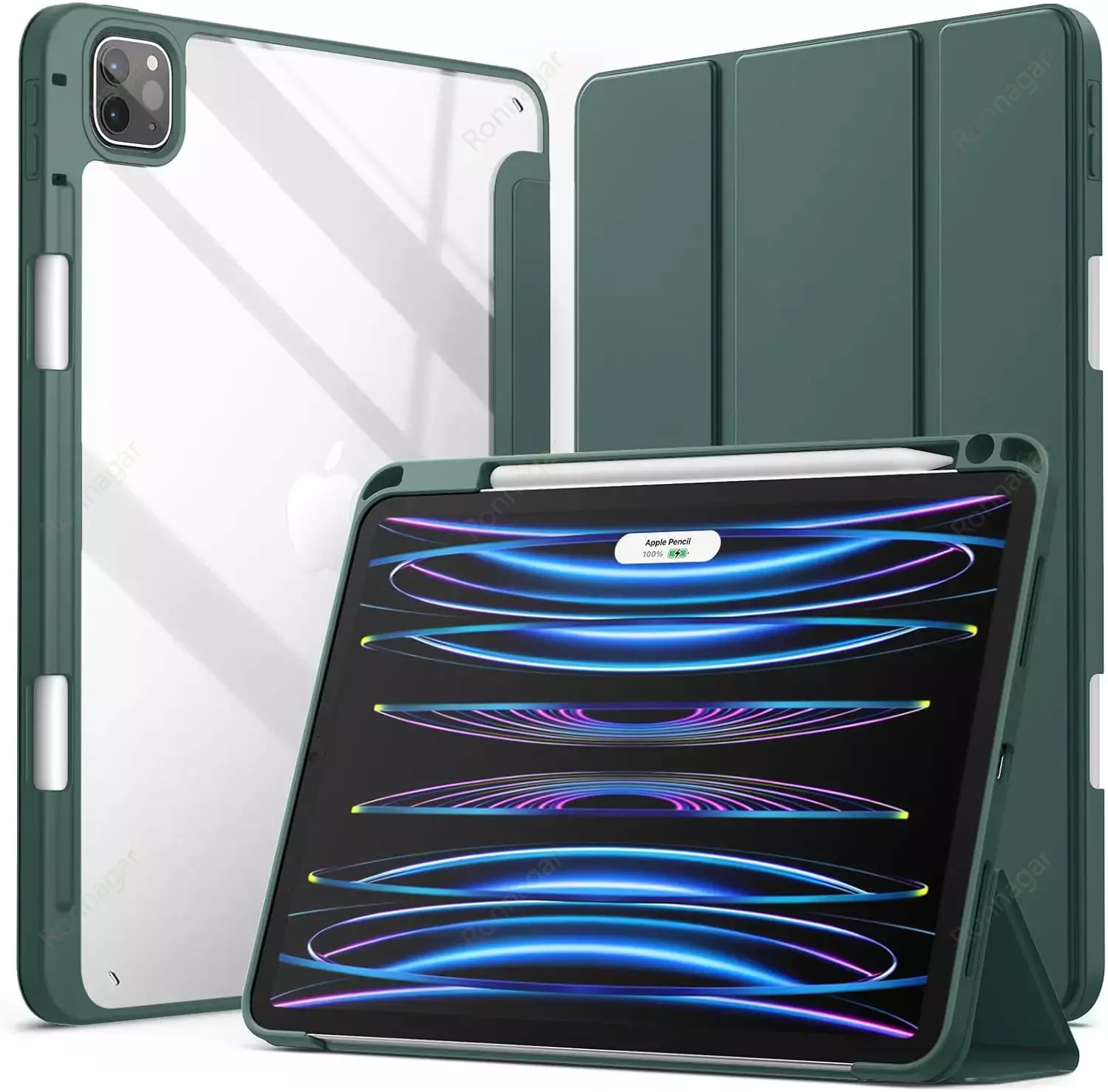 Smart Case for iPad Air 11 inch M2 2024 Air 6th /10.9 Air 5th 4th Gen ...