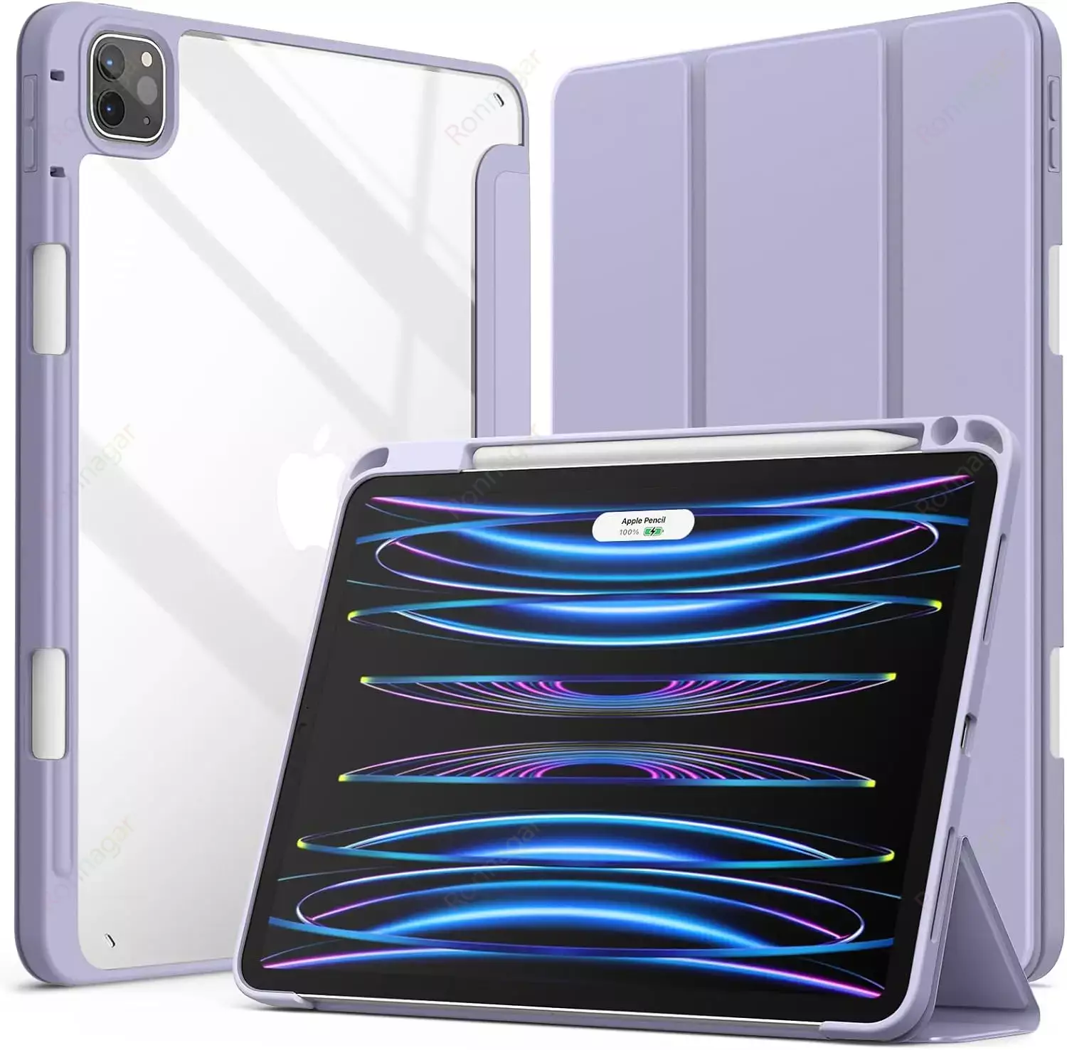 Smart Case for iPad Air 11 inch M2 2024 Air 6th /10.9 Air 5th 4th Gen ...