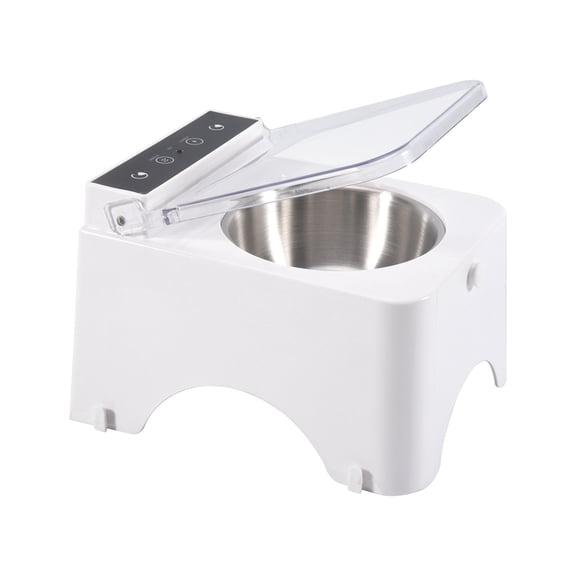 Smart Cat Bowl with Infrared Sensor Automatic Lid - Anti-Mouse Pet Feeder for Cats and Dogs Food Dispenser