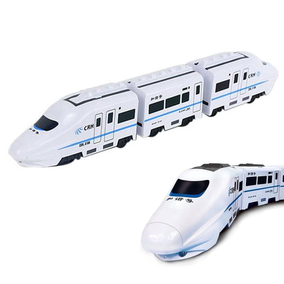 Smart Chain Train Toy - Electric Train Toy with Flashing Lights,T-Rains Model Kit Electric High Speed T-Rains,Freely Assembled E-lectric T-rain Set,Battery Powered Smart T-rain Sets for Kids