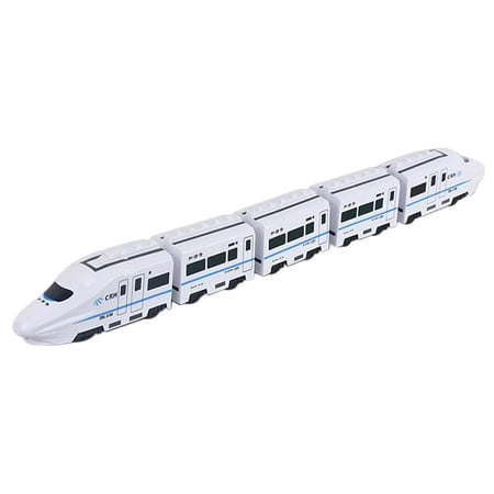 Smart Chain Train Toy - Electric Train Toy with Flashing Lights,Trains Model Kit Electric High Speed Trains,Freely Assembled E-lectric T-rain Set,Battery Powered Smart T-rain Sets for Kids