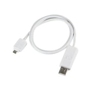 Smart Charger Sync USB Cable with Blue LED Light for Samsung Android, Micro USB Connector