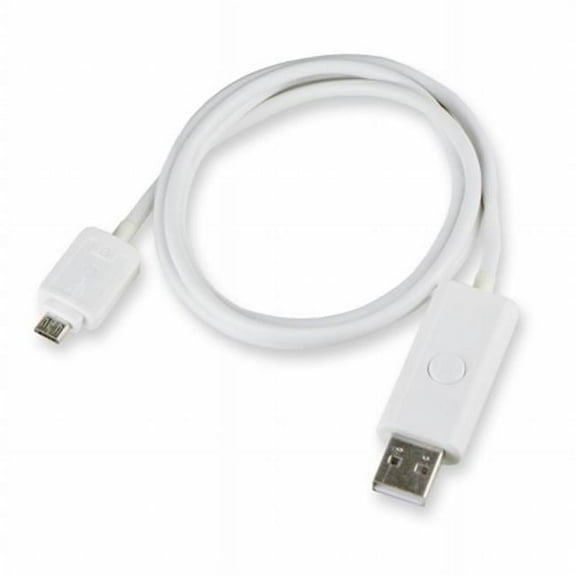 Smart Charger Sync USB Cable with Blue LED Light for Samsung - Android -  Micro USB Connector