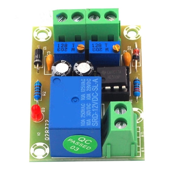 Smart Charging Module for 12V Batteries Auto Start 10.5V Stop 14.8V with Relays and Adjustable Settings