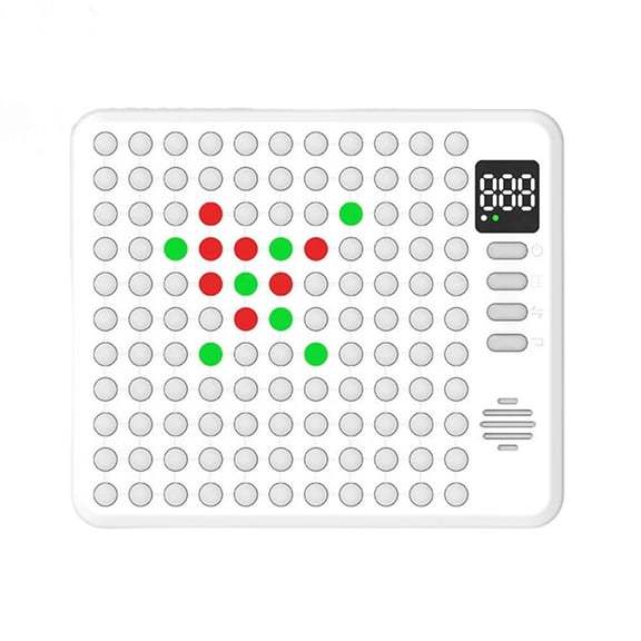 Smart Chessboard with Nine AI Games Including 5-in-a-Row and 4-in-a-Row, Portable Electronic Board for Family Game Night Fun