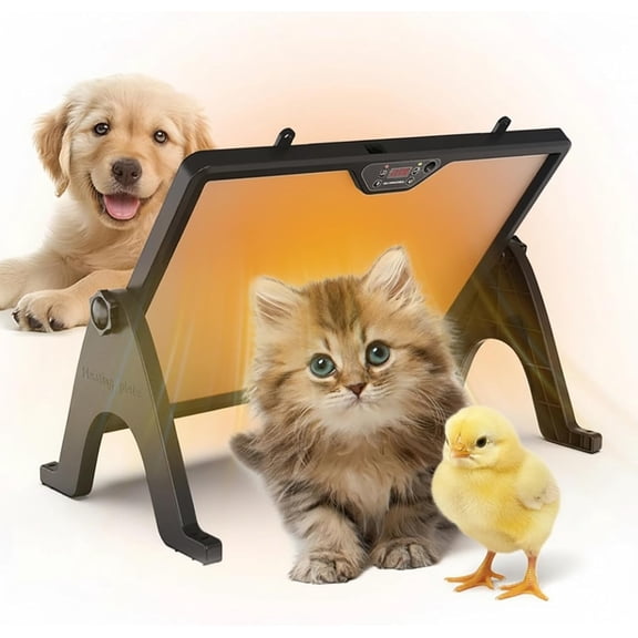 Smart Chicken Coop Heater, 180W Remote-Controlled Brooder Heater, Adjustable Temperature Winter Poultry Heater, Safe Heating Lamp Alternative