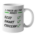 thumbnail image 1 of Smart Chilean, Chile Themed Coffee & Tea Gift Mug (11oz), 1 of 1