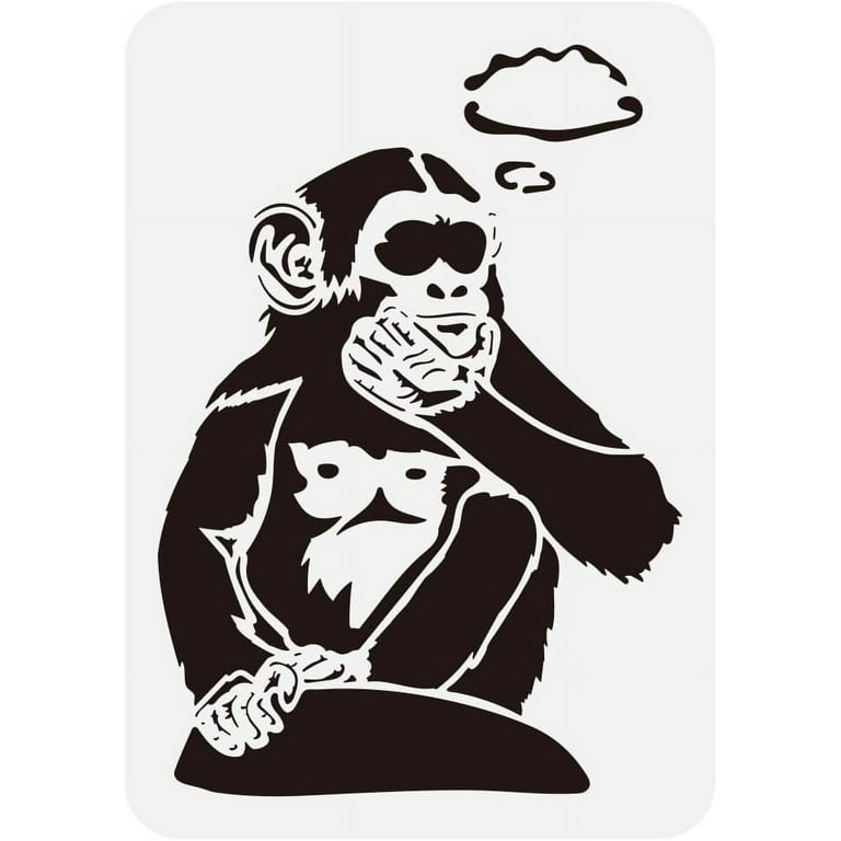 PITS Monkey（ステンシルアート） PITS Monkey（ステンシルアート） PITS Monkey（ステンシルアート