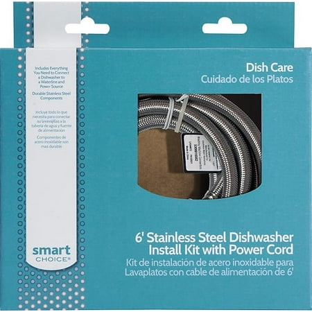 Smart Choice - Universal 6' Deluxe Dishwasher Install Kit - Multi