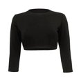 thumbnail image 1 of PBJ Modal Crop Three Quarter Sleeve Top, 1 of 9