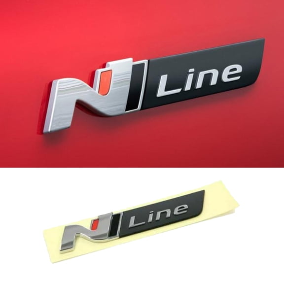 Smart Choice Store Genuine OEM 86311G3700 Fender & Trunk N Line Emblem Badge LH for Hyundai Veloster N Sports