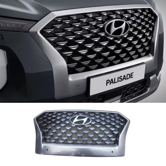 Smart Choice Store Genuine OEM 86350S8BA1 Calligraphy Radiator Grille for Hyundai Palisade 2021-2022