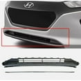 thumbnail image 1 of Smart Choice Store Genuine OEM 86560G2100TAD 86550G2000T2S Front Bumper Lower Grille + Silver Molding Set for Hyundai Ioniq 17-22, 1 of 3