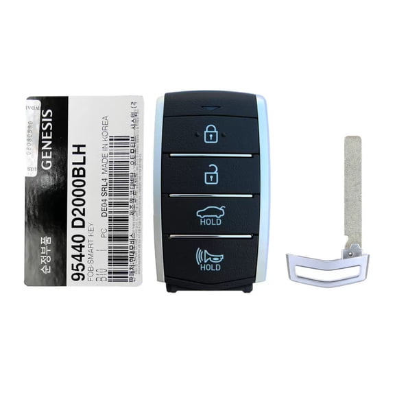 [Smart Choice Store] Genuine OEM FOB Smart Key with Blank Key 95440D2000BLH 81996B1500 for Genesis G80 2017-2019