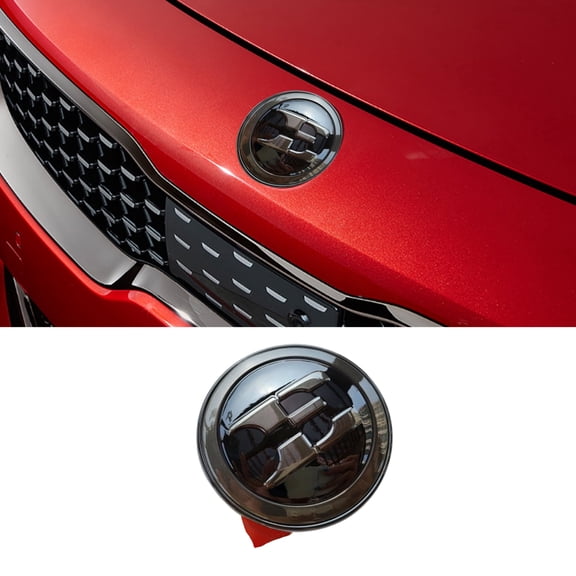 [Smart Choice Store] New Black High Glossy 'Stinger' Front Logo Emblem Assy for Kia Stinger 2017+