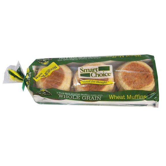 Smart Choice Wh Wh English Muffins, 2 Ounce -- 144 per case.