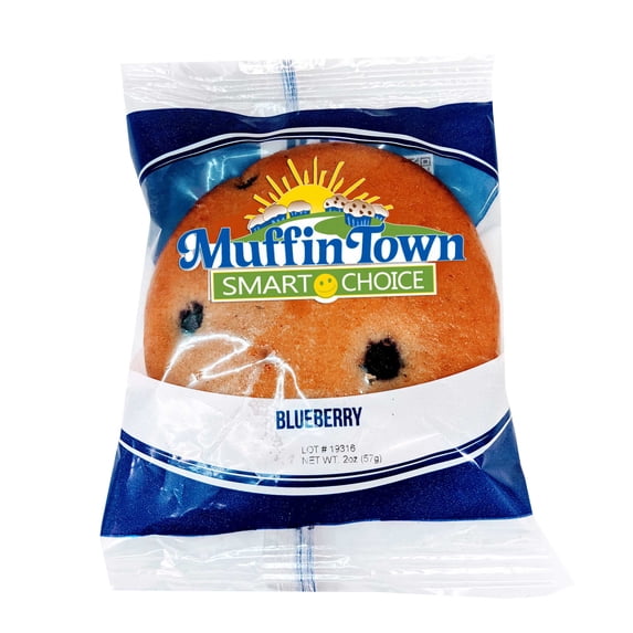 Smart Choice Wholegrain Blueberry Muffin Tops, 2 Ounce -- 60 per case.
