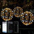 Smart Christmas Ball Lights YPF5 Outdoor APP Control 3 Inch 120 LED