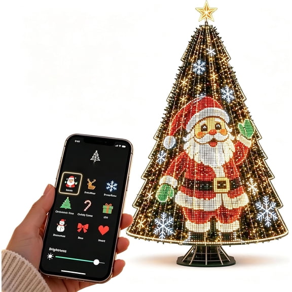 Smart Christmas Tree Lights Controllable via Phone App