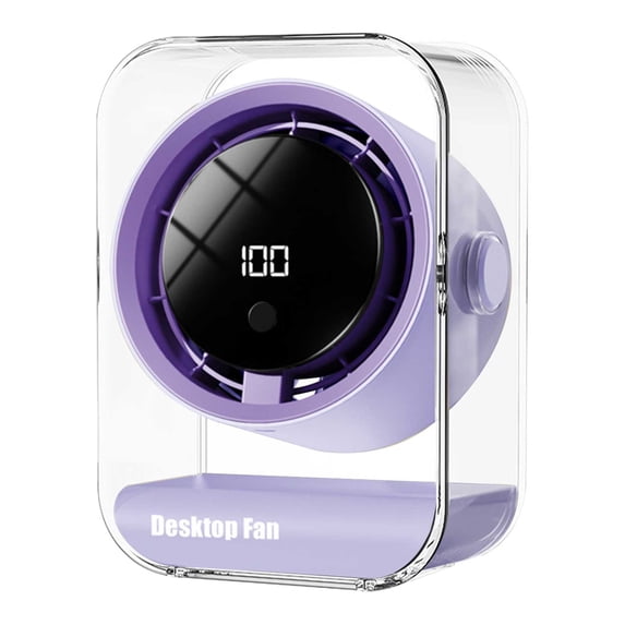 Smart Circulating Desktop Fan For Home And Office Use Portable Chargable Tabletop Fan 100 Gear Portable Fan