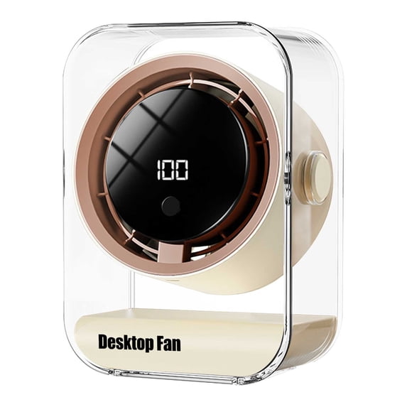 Smart Circulating Desktop Fan For Home And Office Use Portable Chargable Tabletop Fan 100 Gear Portable Fan