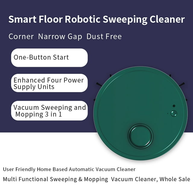 Smart Cleaning Robot Auto Cleaning Navigation Vacuum Dry Wet Mopping