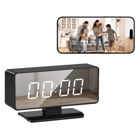 Smart Clock Camera, WiFi HD 1080P Wireless Mini Camera with Night Vision, Motion Detection, and Remote Viewing, Nanny Cam for Baby/Elder/Pet Care