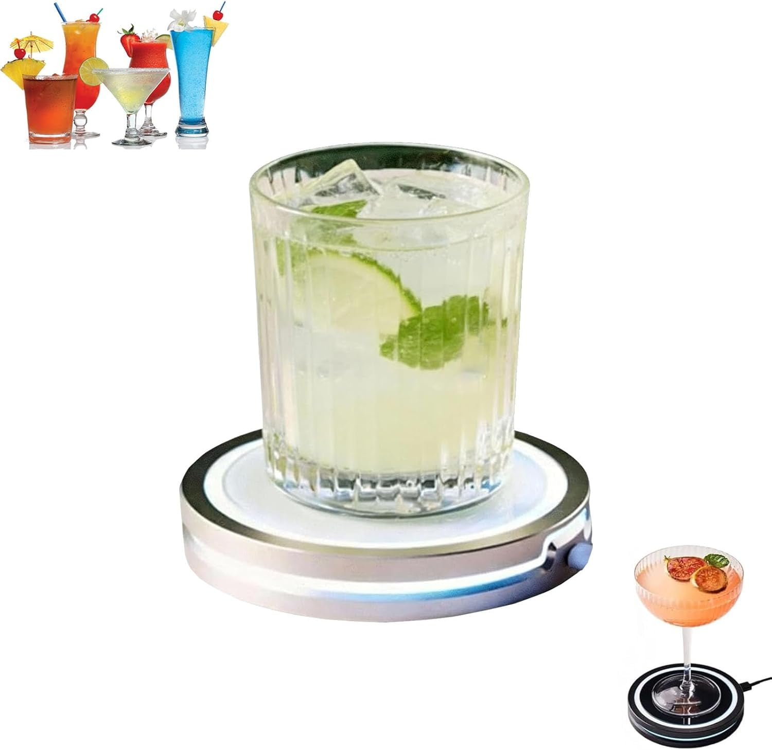 Smart Coaster Cocktail Maker, Portable Smart Cocktail Coaster Machine ...