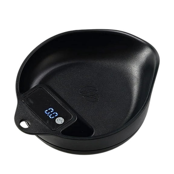 Smart Coffee Beans Scale with Tray Precision Coffee Beans Scale Digital Coffee Weighing Kit Coffee Measuring Scale(Black)