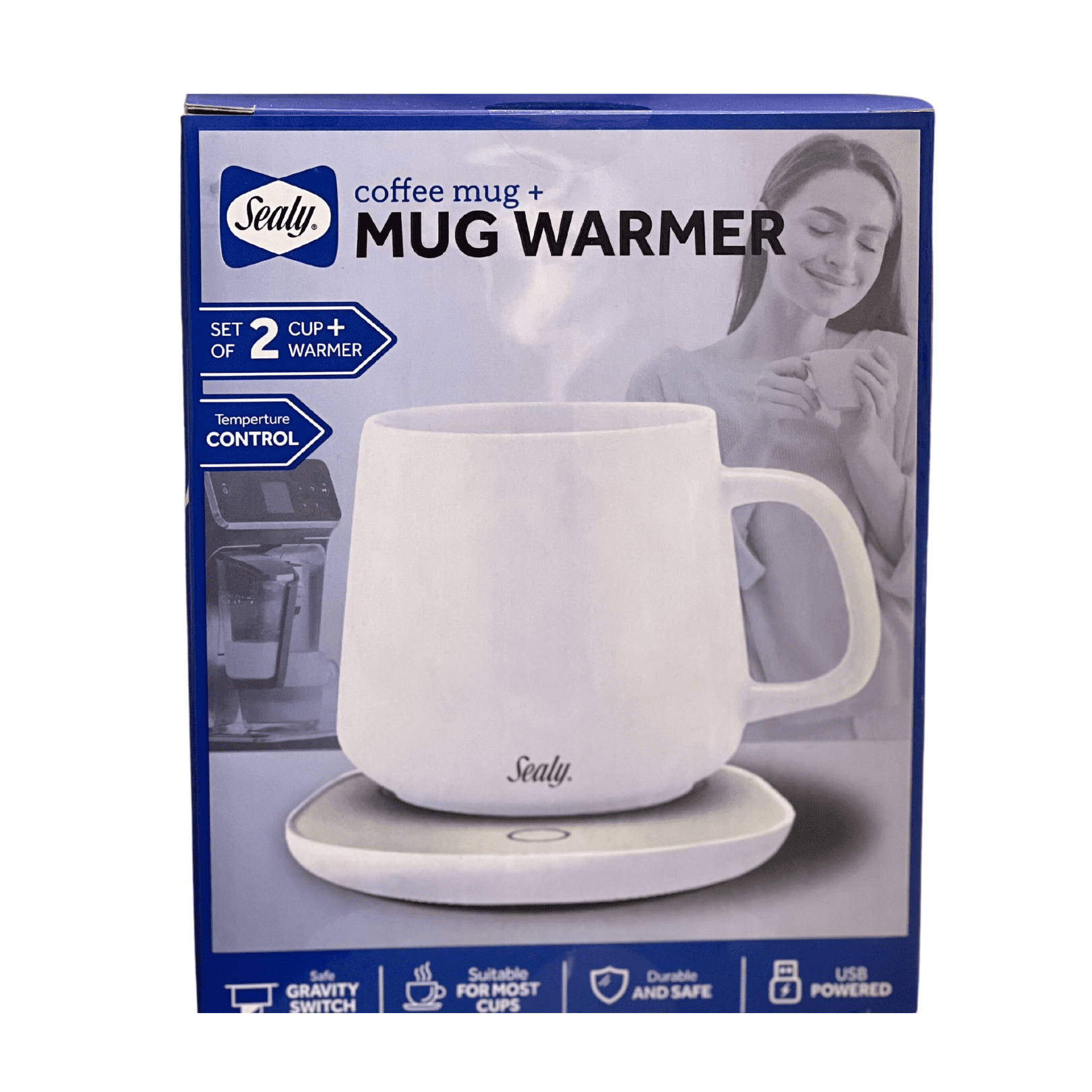 TRILINK Coffee Mug Warmer (No Cup), Electric Cup Warmer for Desk, 3  Temperature Levels, Auto Shut Off, Portable Mug Heater for Coffee,  Beverage, Milk