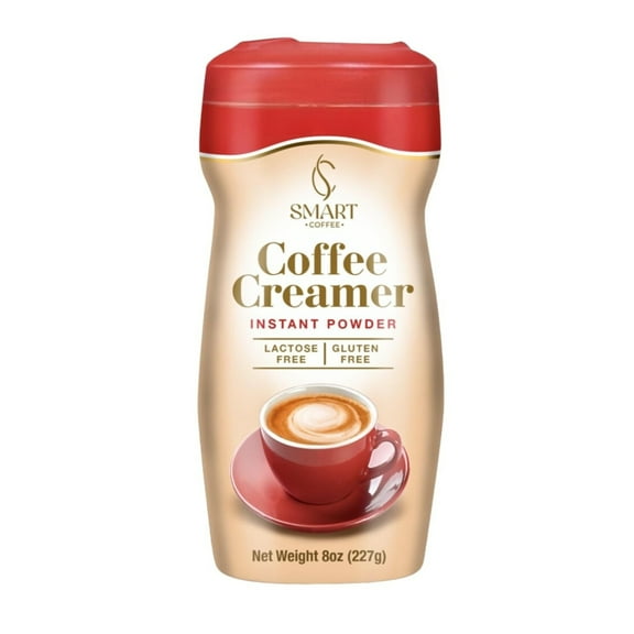 Smart Coffee Non-Dairy Coffee Creamer, 8 oz - Lactose-Free, Coffee Enhancer