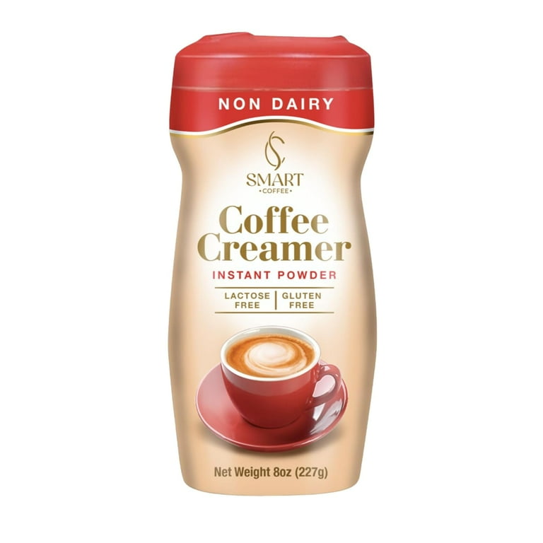Smart Coffee Non Dairy Coffee Creamer 8 oz Lactose Free Vegan