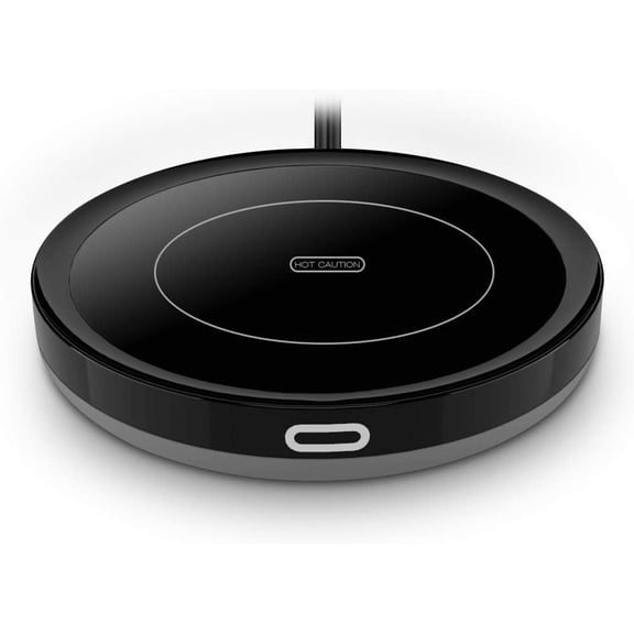 Smart Coffee Warmer, Auto On/Off Gravity-Induction Mug Warmer for Office Desk Use, Candle Wax Cup Heating Plate (Up to 131F/55C) ()