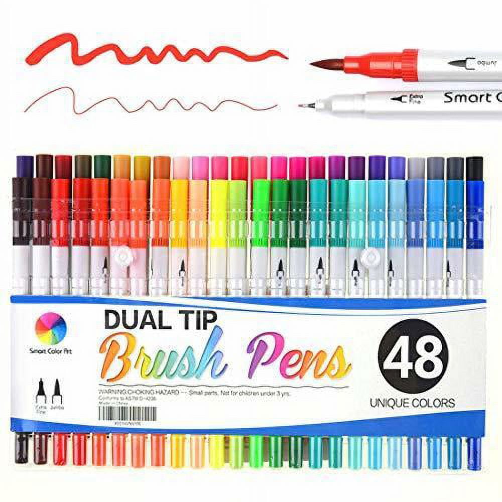 48ct Dual Tip Brush Markers by Artsmith