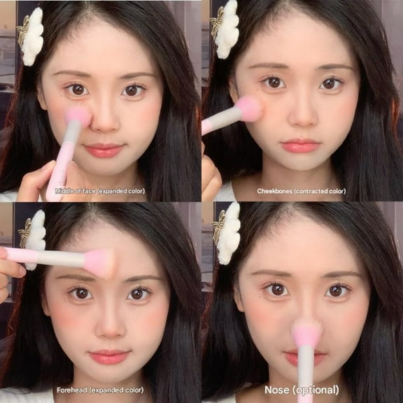 Smart Color Changing Brush Professional Makeup Tool Blush Loose Powder Applicator Set