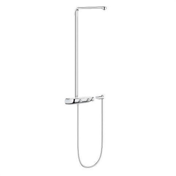 Smart Control Shower System with Thermostat for Wall Mount, Chrome
