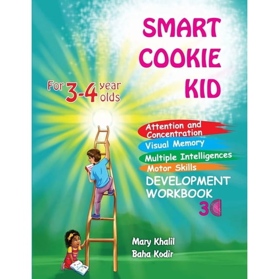 Smart Cookie Kid For 3-4 Year Olds Attention and Concentration Visual Memory Multiple Intelligences Motor Skills Book 3C, (Paperback)