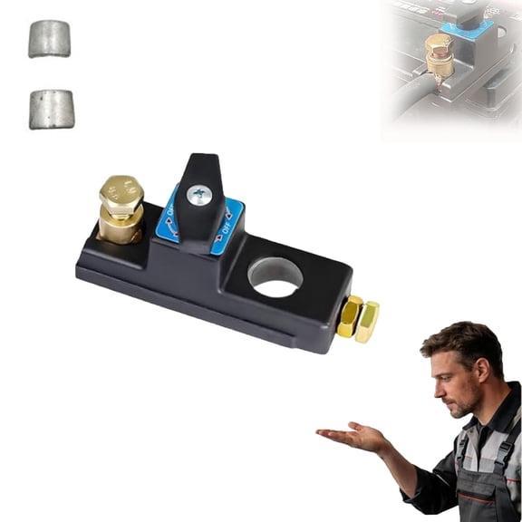 Smart Copper Battery Clamps,Car Battery Power Cut-Off Switch Breaker,Battery Disconnect Switch Heavy Duty, Anti-Leakage Quick Release Battery Terminal for Car, Marine, Rv and Boat