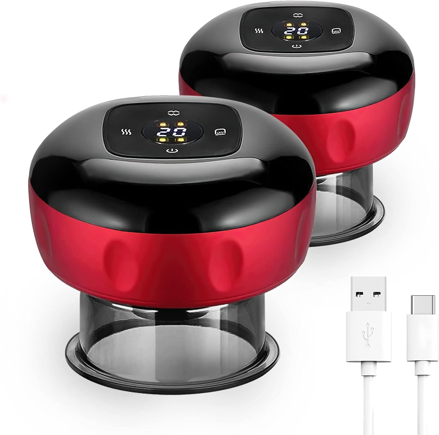 Smart Cupping Therapy Massager Set, 4 in 1 Electric Cupping Massager