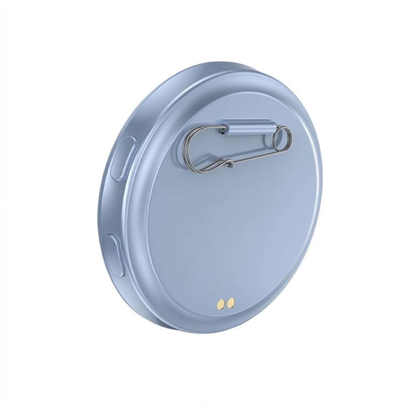 Smart Cyber Badge - 1.7” Custom Digital Pin Badge, New Bluetooth Upload Photos & GIFs, HD Touchscreen for Anime Fans & Events