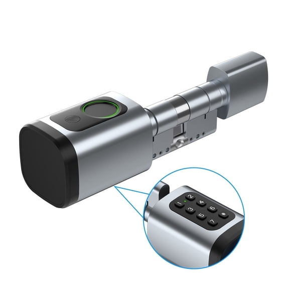 Smart Cylinder Lock Smartlife Keyless Card Code Fingerprint Mechanical Key Unlock Support
