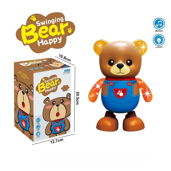 Smart Dancing Penguin Toy Interactive Robot Music Lights Sound Early Learning Sensory