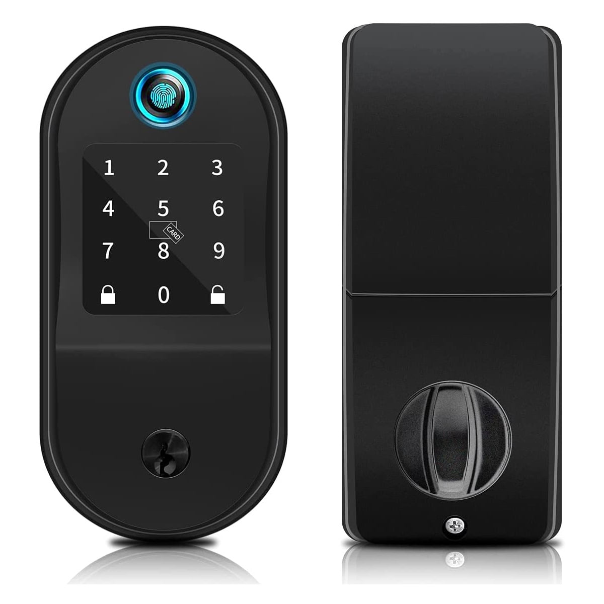 {Smart Deadbolt, Electronic Door Lock with Keypad}, Auto Lock for Home, Office, Hotel, Front/Exterior DoorFingerprint Digital Smart Door Lock ,Keyless Deadbolt Works with App/Bluetooth