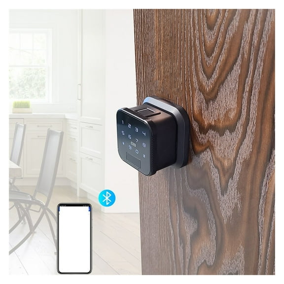 Smart Deadbolt Keyless Entry Electronic Touch Screen Front Bluetooth APP Control Passcode Ekeys Sharing Auto Door Lock