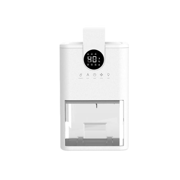 Smart Dehumidifier with Digital Display, 3 Speeds, 7-Color Light & Auto Shut-Off