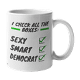 thumbnail image 1 of Smart Democrat, Funny Pro Democratic Party Coffee & Tea Gift Mug or Merchandise (11oz), 1 of 3
